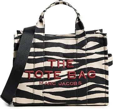 Amazon.com: Marc Jacobs Women's The Medium Tote, Black/White